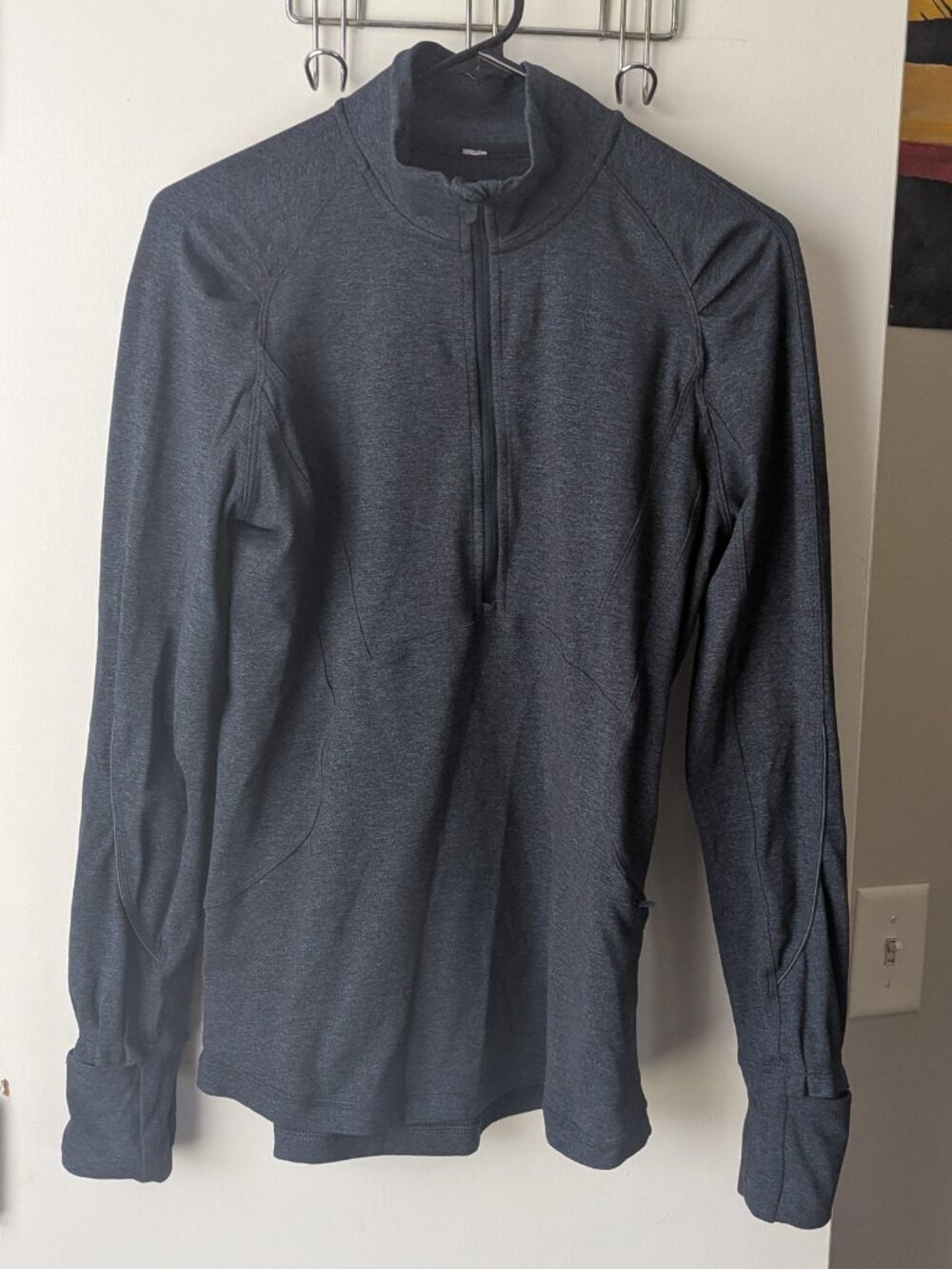 Lululemon athletica Half Zip Pullover Extra Mile Jacket Size 8